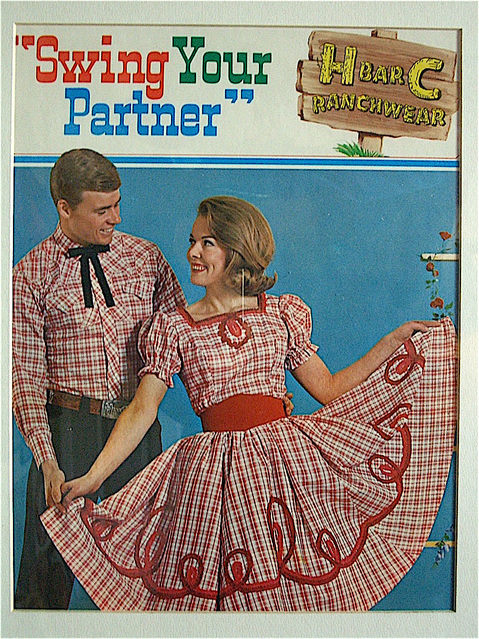 H-bar-C Ranchwear - full color Swing Your Partner poster